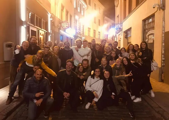 顽皮松鼠背包客旅舍 旅馆 里加